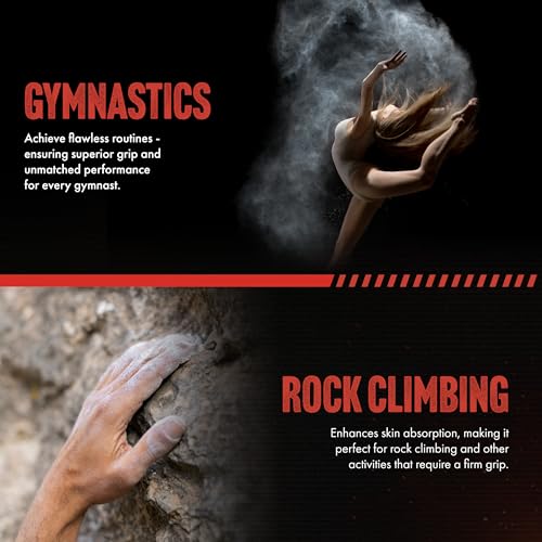 STYK Vaulter Magazine - Enhanced Liquid Chalk, No Mess, Work Out Chalk, Grip Boost, for Weightlifting, Gymnastics, Rock Climbing, Bodybuilding, Pole Vault, Crossfit, and More, Liquid Hand Chalk - style: 95ml with GRIT