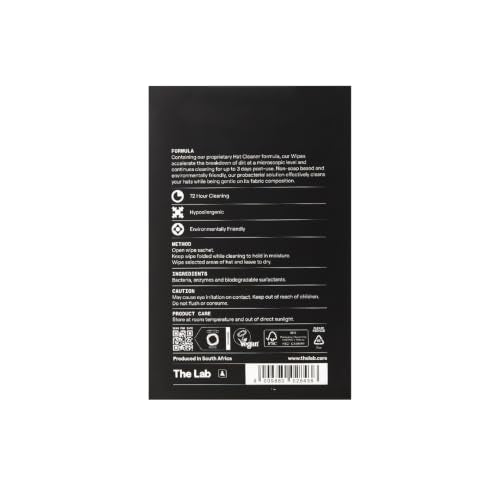 SNEAKER LAB Environmentally Friendly Hat Cleaner - Safe To Use On Most Materials - color: Hat Wipes