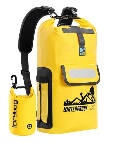 Dry Bag Backpack - color: Yellow, size: 30L