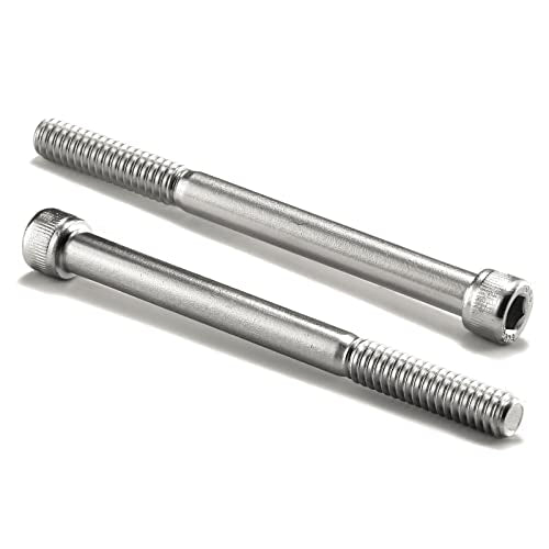 1/4-20 x 3 Socket Head Cap Screws Bolts, 20Pcs 304 Stainless Steel 18-8, Allen Socket Hex Drive, Partially Threaded, Bright Finish by SG TZH(with Hex Spanner) - size: 1/4-20 x 3"