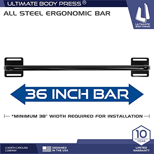 Ultimate Body Press Wall Mounted Doorway Pull Up Bar - style: Classic Straight Bar