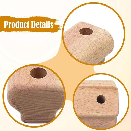 Wood Rock Wall Climbing Hold Climbing Portable Wooden Grip Fingerboard for Finger Strength Kids Adults Gym Indoor