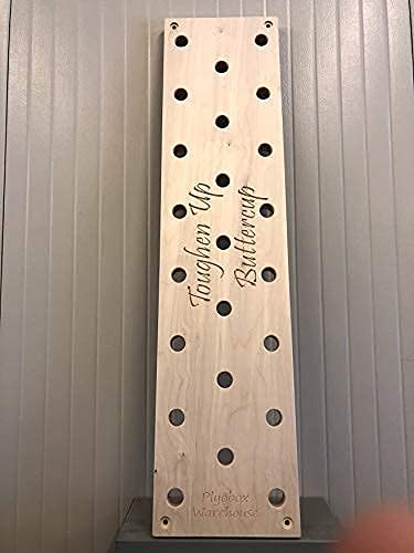 12"x48" Climbing Pegboard, Custom Engraving Options Climbing peg Board, MMA Training, Ninja Warrior, Strength Training