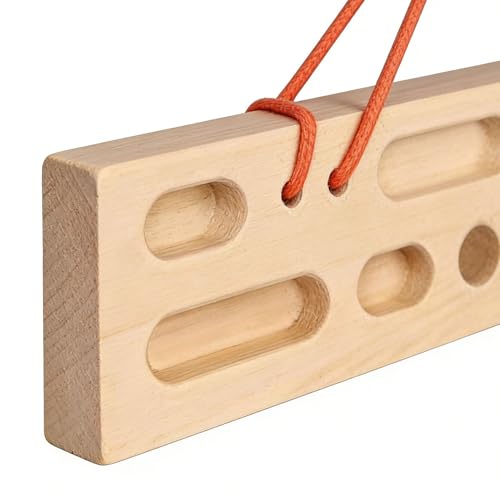 Rock Climbing Board Multi-Grip Heavy Duty | Rock Climbing Pull Up Bar Grip Trainer for Climbers Beginner Men Women Home Gym Indoor Fitness Workout