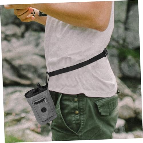 Generic Dynamic Chalk Bag Climbing Chalk Pouch Drawstring Versatile Training Pouch for Hiking Gym Dog Treats