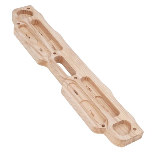 CHICIRIS Hangboard Training Board, Wooden Rock Climbing Training Equipment for Finger Strength and Grip, with Anti Slip Texture for Beginners and Advanced Climbers