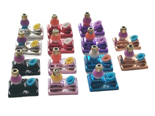 Fingerboard Truck Base with Soft PU Bushing Pivot Cup for Finger Skate Board Professional Mini Skateboard(Inverted Purple) - color: Inverted Purple
