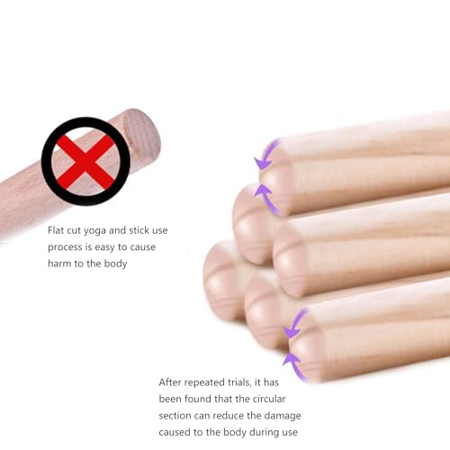 Correct Postures Exercise Stick Wood Training Mobility Fitness Poles Flexibility Enhancer Open Shoulder Flexibility Enhancer