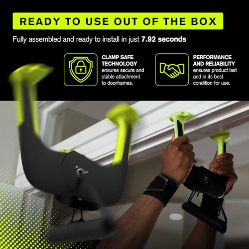 Duonamic Eleviia: Portable Doorway Pull-Up Bar – Lightweight, Travel-Ready, 250 lb Capacity - color: Eleviia