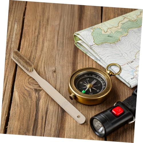 Ipetboom Bouldering Chalk Brush for Indoor Rock Climbing with Soft Wood Bristles, Rapid Drying and Secure Grip Design, for Cleaning Climbing Holds in Humid Environments
