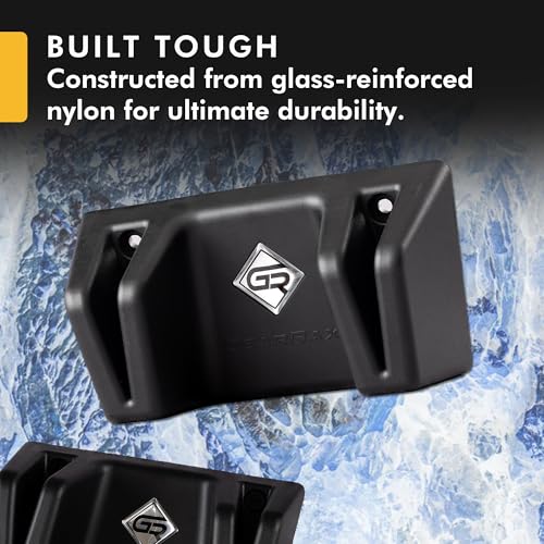 Ice Tool & Axe Wall Storage | Securely Grips Tools | Reinforced Nylon | Pegboard Compatible | Hardware Included