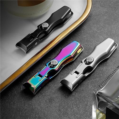 Nail Clippers, Stainless Steel Nail Clippers, Portable for Thick Nails - color: Sliver