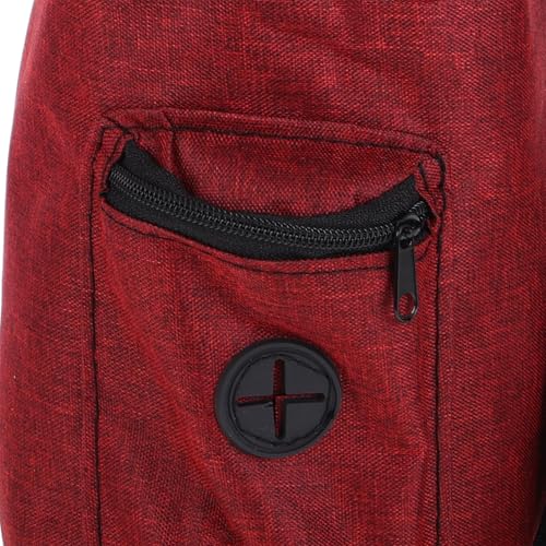 INOOMP Climbing Chalk Bag with Zippered Pocket Versatile Chalk Bucket for Gymnastics Weightlifting and Outdoor Rock Climbing Gear Grip for Fitness Training and Bouldering