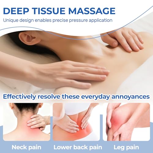 3PCS Thumb Saver Massage Tools,Manual Deep Tissue Massage,Set Include 1 Green Thumb Protector Tool & 1 Trigger Point Pressure Massager & 3-Legged Massage Knobs (3 Pcs) - color: 3 Pcs