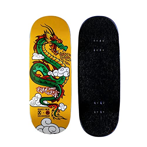X NW 9s Fingerboards Deck (5-Layer 98x34mm)(Fortune Loong) - color: Fortune Loong 98x34mm