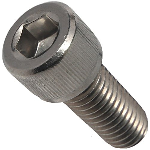 10-24 x 1/2 Socket Head Cap Screws, Full Thread, Allen Socket Drive, Stainless Steel 18-8, Bright Finish, Quantity 50 Pieces By Fastenere - size: 10-24 x 1/2" (50 Pack)