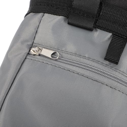 GARVALON Anti-Slip Chalk Bag for Rock Climbing and Bouldering with Wear-Resistant Oxford Fabric and Fleece Material, Portable Powder Bag Suitable for Outdoor Mountaineering and Climbing