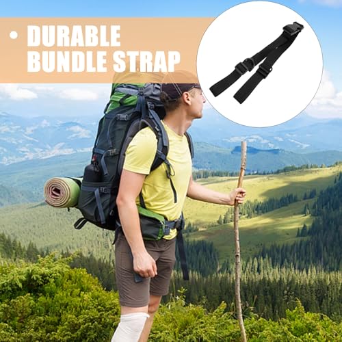 2pcs Thickened Fixed Straps with Quick Release Buckle, Sturdy Cargo Securing Bundle Ropes for Backpacks, Yoga Mats, and Tent Fastening