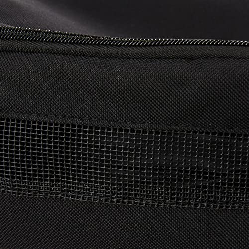Champ Shoe Bag - Lightweight and Breathable for Any Atheltic Shoe Including Golf Spikes and More - Black
