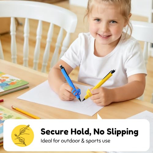 4-Pack Corrective Training Pencils,Ergonomic Posture Correction Control Handwriting Aid,Sensory Tool for Calm & Focus,Silent Fidgeting for ADHD & Special Needs,Ideal for Preschoolers,Students
