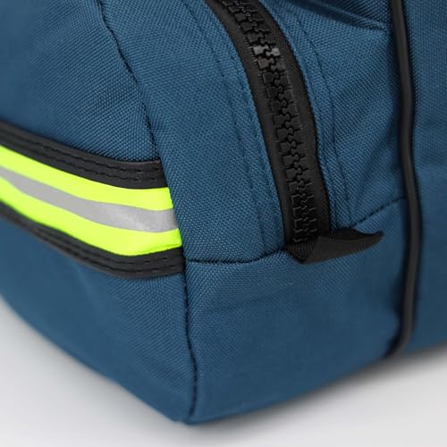 Lightning X Customizable Large EMT Medic First Responder EMS Trauma Jump Bag w/Embroidered Name - BLUE - color: Blue