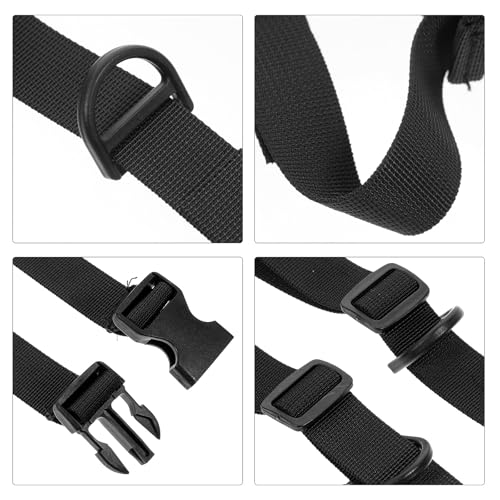 2pcs Thickened Fixed Straps with Quick Release Buckle, Sturdy Cargo Securing Bundle Ropes for Backpacks, Yoga Mats, and Tent Fastening
