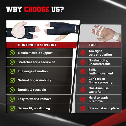Finger Support Athletic Compression Gloves, Splint Alternative, Unisex XS | Athletic Buddy Tape & Trigger Finger Sleeve & Brace, Arthritis Pain Relief & Joint Stabilizer for All Sports - size: X-Small, style: Original Glove