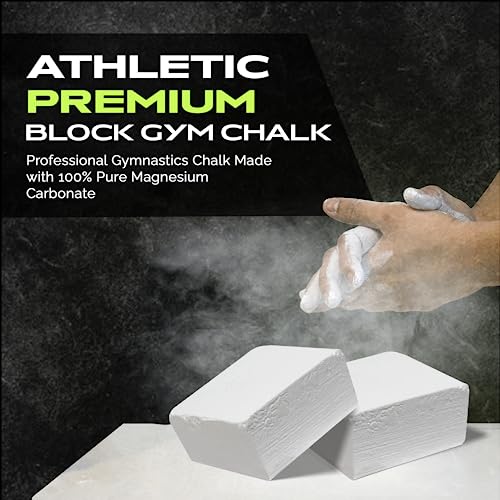 Rage Fitness Premium Gym Chalk, Pure Magnesium Carbonate - 1 LB Block