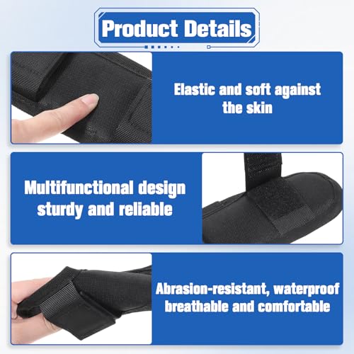 Removable Backpack Strap Pads, Universal Breathable Cushion, Black Shoulder Strap Pad for Backpack, Luggage, Guitar Strap, Laptop Bag