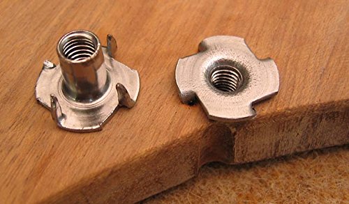 Escape Climbing Four Pronged Zinc T-Nut | Durable Steel Hardware for Rock Climbing Holds | Easy Install (100)