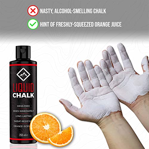 SURVIVOR 250ML Liquid Chalk + 200g Ultra Fine Climbing Chalk Powder Bundle