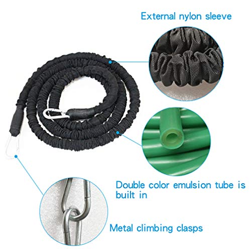Resistance Training Rope Explosive Force Bounce Physical Training Resistance Rope Improving Speed, Stamina and Strength - color: 6.6FT Kit