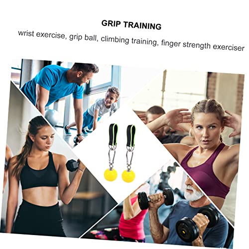 Climbing Ball Hanging Rings Hand Grip Strength Exerciser Wrist Strengthener for Outdoor Sports Like Climbing Wrestling Gymnastics