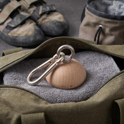 Wooden Grip Strength Trainer Half Sphere for Finger Exercise with Slip Resistant Surface Ergonomic Design Muscle Training Gear for Home and Outdoors