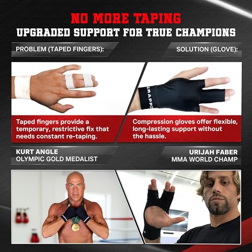 Grappz Middle Finger Brace Compression Gloves, Splint Alternative, Unisex S | Athletic Buddy Tape, Finger Sleeve & Brace, Arthritis Pain Relief & Joint Stabilizer for All Sports - size: Small, style: Middle Finger