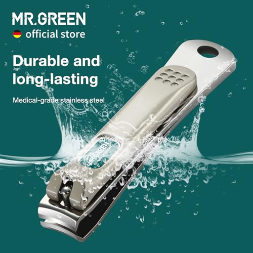 MR.GREEN Colorful Manicure Set Practical Pedicure Kits Nail Clippers Personal Care Tools Facial Hair Scissors with Fashion Case (Mr-6682 Light Yellow) - color: Mr-6682 Light Yellow