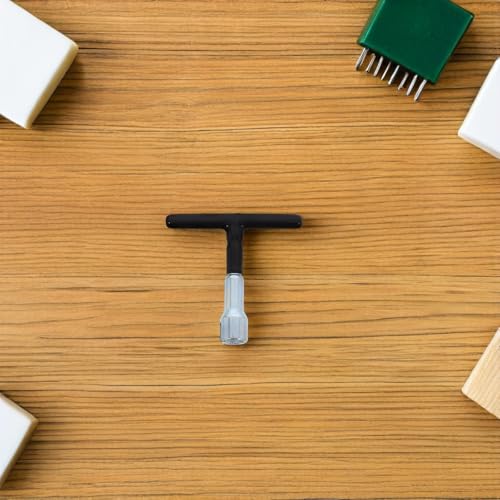 Abaodam 4pcs Wing Nut Driver Tool for Manual Hook Bolt Installation with T-handle, Portable Eye Screw Wing Nut Driver Set for Home and Workshop Use