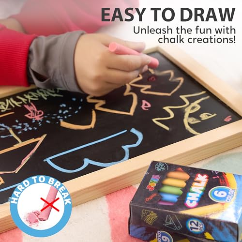 JOYIN 432 Counts Mini Chalk Set for Kids, Non-Toxic Mini Chalk for Boys Girls 3+, School Supplies for Teachers, Goody Bag Fillers, Sidewalk Chalk Party Favors (36 Boxes)