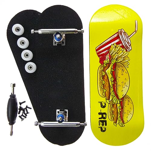 P-REP V2 Performance Complete Wooden Fingerboard 34mm - Cheeseburger Cheeseburger - color: Cheeseburger Cheeseburger
