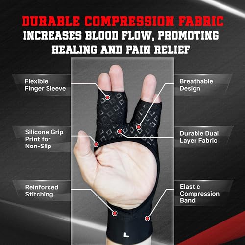 Finger Support Athletic Compression Gloves, Splint Alternative, Unisex XS | Athletic Buddy Tape & Trigger Finger Sleeve & Brace, Arthritis Pain Relief & Joint Stabilizer for All Sports - size: X-Small, style: Original Glove