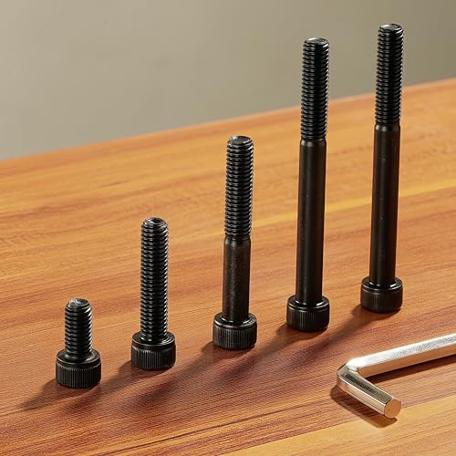 M10-1.5 x 35mm Socket Head Cap Screws, M10x1.5 Bolt, 12.9 Grade Alloy Steel, Allen Socket Drive, Black Oxide Finish, Full Thread, Quantity 10 - size: M10 x 35mm(10PCS)