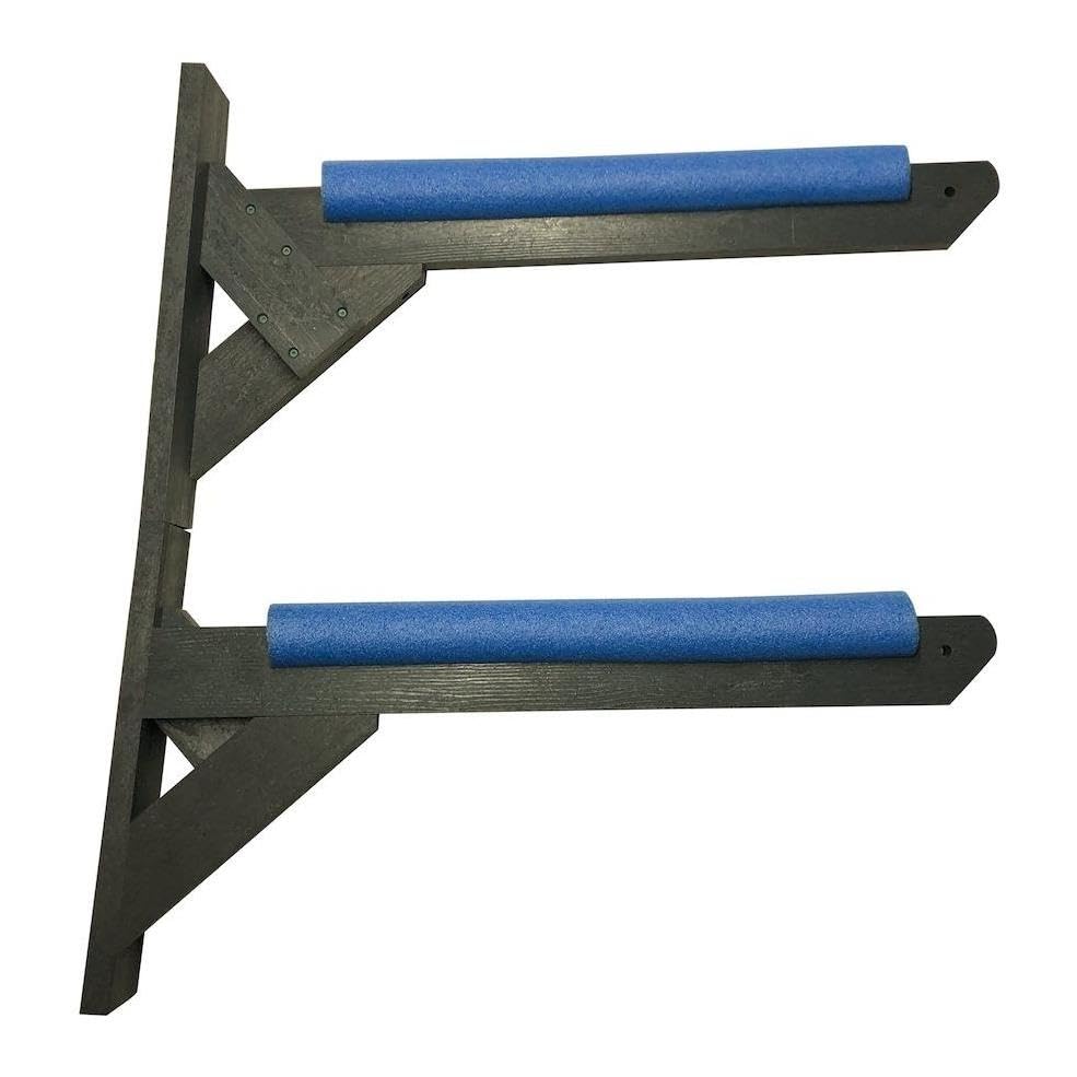 ReRackiT - Outdoor or Indoor Wall Mounted Kayak Rack, SUP Rack, Canoe Rack - Stackable - size: 4 Rack - (For Kayaks/SUPs)