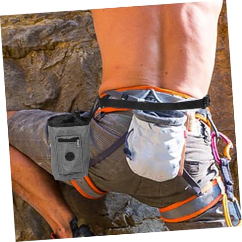 Generic Dynamic Chalk Bag Climbing Chalk Pouch Drawstring Versatile Training Pouch for Hiking Gym Dog Treats