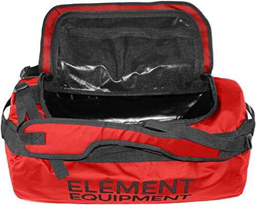 Element Equipment Trailhead Duffel Bag Shoulder Straps Waterproof Red Medium - color: Red, size: Medium 51 Liters