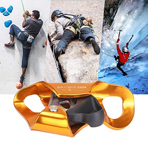 WILDKEN Rock Climbing Chest Ascender Climbing Mountaineering Tree Arborist | Rappelling Gear Climbing Equipment Rope Clamp for 10-13MM Rope - color: Orange