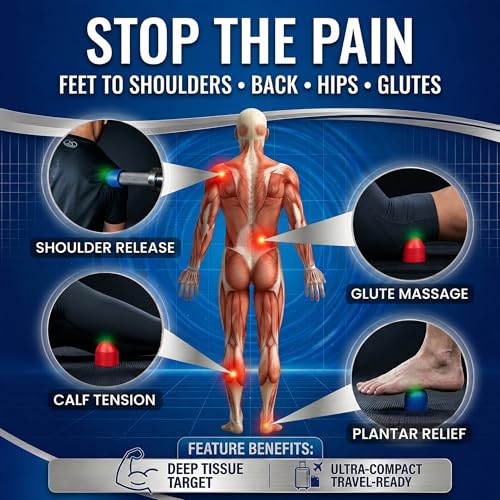 Muscle Trigger Silicone Barbell-Mounted Trigger Point Massage Tool | Back, Neck, Shoulders, Feet, Plantar Fasciitis Relief, Myofascial Release, Deep Tissue Muscle Recovery, Home and Gym - color: Pair