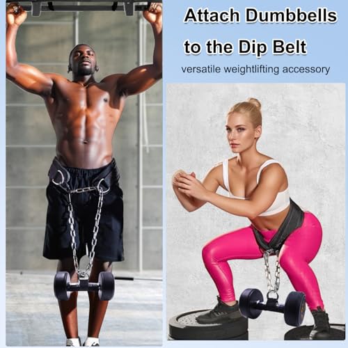 J Bryant Loading Dumbbells Strap for Dip Belt Squat Pull-up,Load Dumbbells Kettlebells on Barbells Weightlifting Accessory - size: 1 piece M
