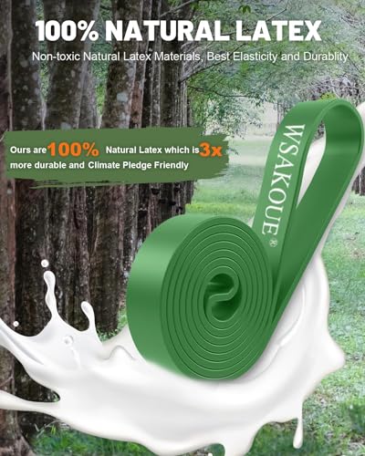 Pull Up Assistance Bands Set for Men & Women – Resistance Bands for Workout, Exercise, Body Stretching, Muscle Training, and Physical Therapy
