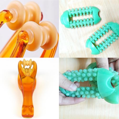 2 Pack Finger Massager Roller Set Hand Massager Trigger Finger Therapy Tool for Arthritis and Joint Pain Relief Blood Flow Circulation Improvement Repetitive Strain Relief Carpal Tunnel Symptom