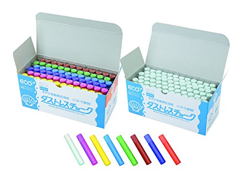 日本理化学 Dustless Chalk 72pcs, Yellow - color: Yellow